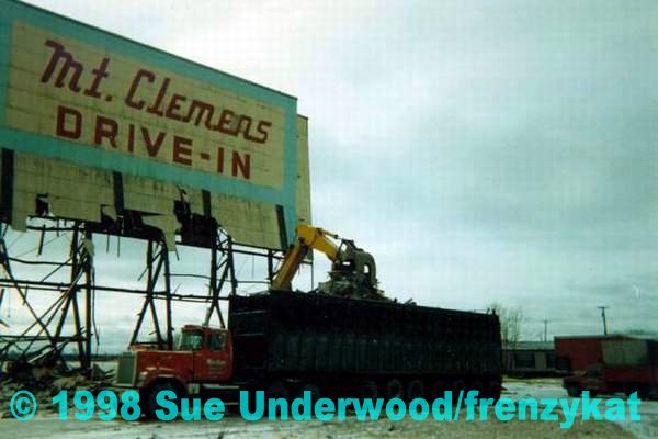 Mt Clemens Drive-In Theatre - Demo By Sue Underwood